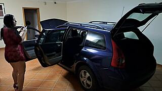 Latina Wife In Heels Fucks Car Buyer In Missionary Position