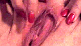 hot brunette is fucking in this close view scandal, wow 🔥