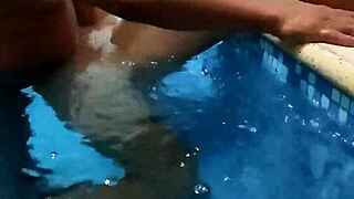 mature man invites us to pool for recording