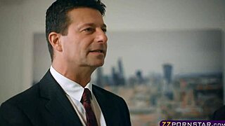 pantyhose office bitch footplay ends in doggystyle fuck