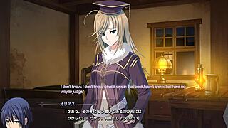 The third scene of the visual novel and animehentai series with Dungeon of Regalias character 7