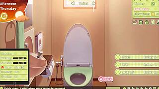 i caught my boss masturbating to my giant cock in summer clover harem hentai game ep 4.