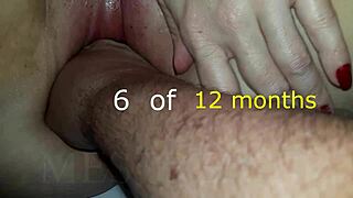 One year of fisting in slave's sixth month