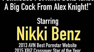 Penthouse pet Nikki Benz feels intense pleasure taking big cock from Alex Knight