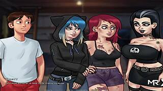 summertimesaga - peeping naked people through binoculars e1 78