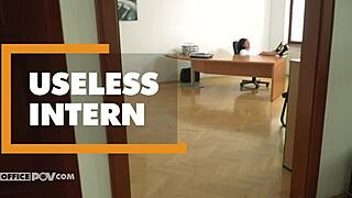 Diana Rius The Lazy Intern Gets POV Blowjob.