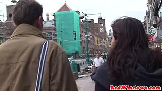 Black Amsterdam Prostitute Manages White Guy in Real Encounter