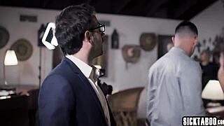 Busty Milf Confused, Used by Perverted Group of Guys