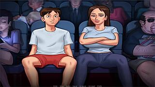 What's happening in Summer Time Saga UNC part 23 with all that hentai action?