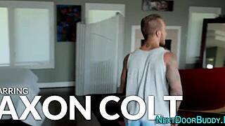 Gay Athlete Gets Cum On Face