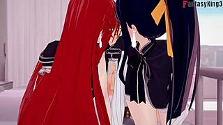 akeno himejima gets fucked in hs dxd ntr madness