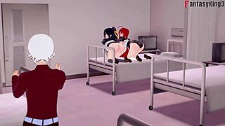 akeno himejima gets fucked in hs dxd ntr madness