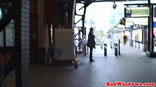 Black Amsterdam Prostitute Manages White Guy in Real Encounter