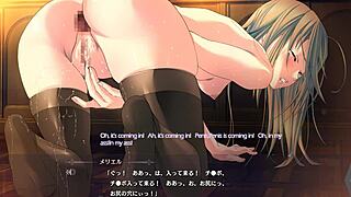 The third scene of the visual novel and animehentai series with Dungeon of Regalias character 7
