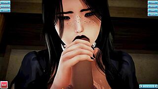 Hey, my goth catgirl maid is ready to serve!