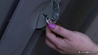 Trespassing student bound and rough fucked in kinky submission! 😱