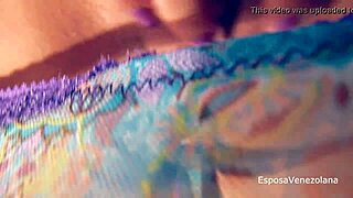 Venezuelan wife in amateur group setting.