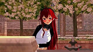 Eris Catches Roxy Fucking And Joins In 3D Cartoon