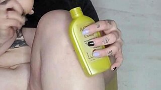 Ebony Woman Squirts Beautifully With Dildo