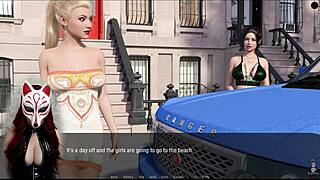 Kate 6: Public Beach Game With Brunette Milf