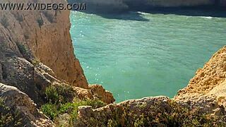 Sun, sea, and wild outdoor fucking with moans!