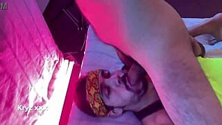 Big dude fucks my slutty hairy hole with monster cock.