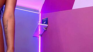 Latina Webcam Session Under Moonlight