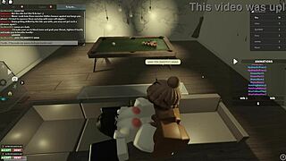 Is this Roblox porn featuring a whore with big tits getting bent over and ridden?