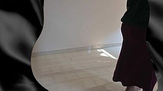 Tamil maid Sreelatha feels guilty yet aroused sucking her owner's cock while his wife is away.