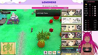 Vtuber Lewdneko Moans With Dildo In Evenicle!