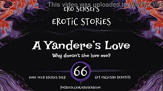 Yandere's erotic audio seduces women with intense orgasms