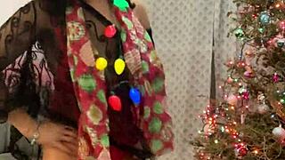 Anna Maria's Christmas lingerie show