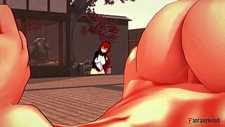 Eris Catches Roxy Fucking And Joins In 3D Cartoon