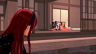 Eris Catches Roxy Fucking And Joins In 3D Cartoon