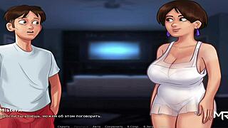 Summertime saga explores family values in episode 3 scene 42.