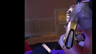 symmetra gets assfucked in overwatch 3d