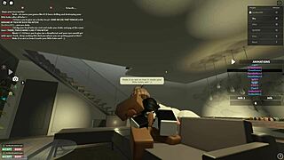 Is this Roblox porn featuring a whore with big tits getting bent over and ridden?