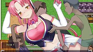 Eury Explores Bound Masturbation And Outdoor Sex In Hentai Game
