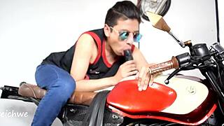 Colombian Anal Sex On Motorcycle