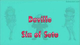 Peach and daisy in sexy lesbian action.