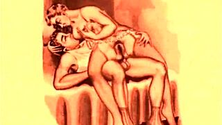 i enjoy vintage erotic drawings from antique collections.