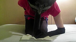 Femboy Enjoys Deepthroat and Anal with Dildo
