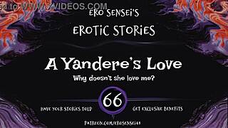 Yandere's erotic audio seduces women with intense orgasms