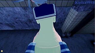 himiko toga and ochako uraraka have intense lesbian sex