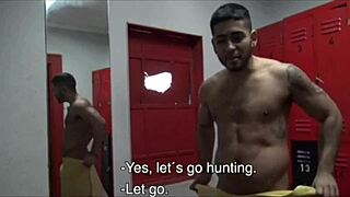 Latinos fucking hard in the showers.