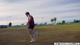 I had intense gay sex after workout, with rimjob and bareback fucking.