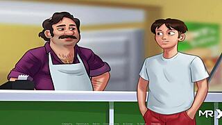 Summertime saga explores family values in episode 3 scene 42.