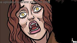 Vampire queen intensely dominated by monster black cock