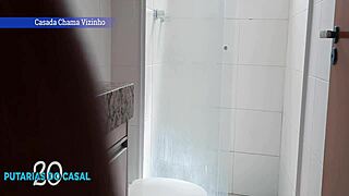 Latina wife cheats on husband with neighbor for shower fix. How did she pay?