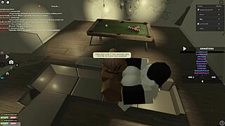 Is this Roblox porn featuring a whore with big tits getting bent over and ridden?